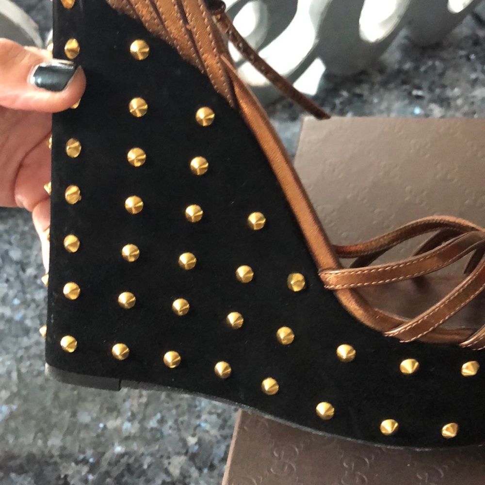 Gucci light bronze wedges - Picture 4 of 4